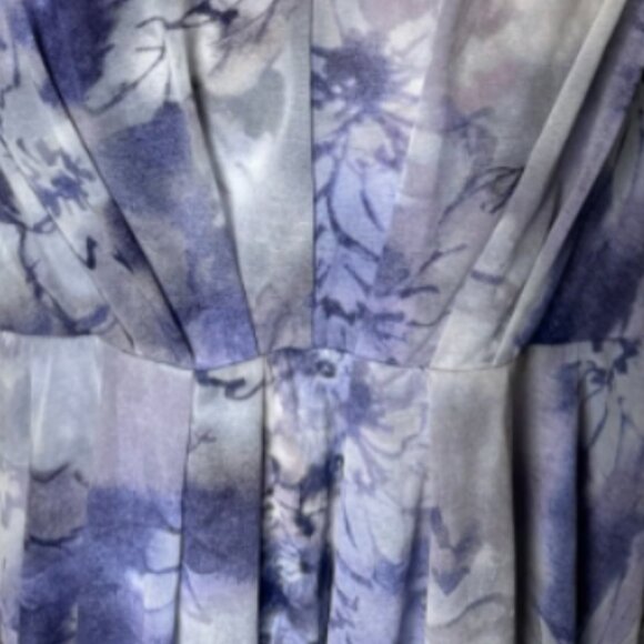 Simply Vera Vera Wang Floral Print Sleeveless Maxi Dress - Picture 5 of 11